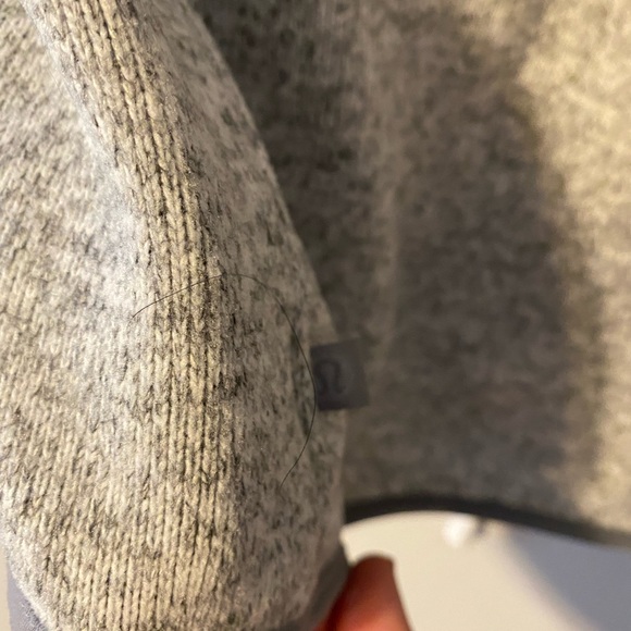 lululemon fleece pullover quarterzip!!! - Picture 4 of 4